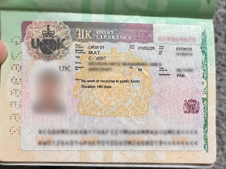 UK C-Visit Multi-Entry Visa — Sialkot client