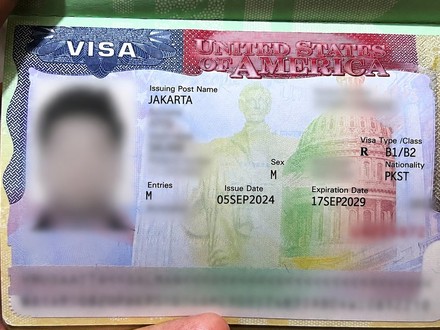 USA B1/B2 Multi-Entry Visa — Karachi client, Jakarta Consulate
