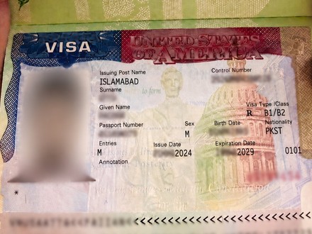 USA B1/B2 Multi-Entry Visa — Peshawar client, Islamabad Consulate